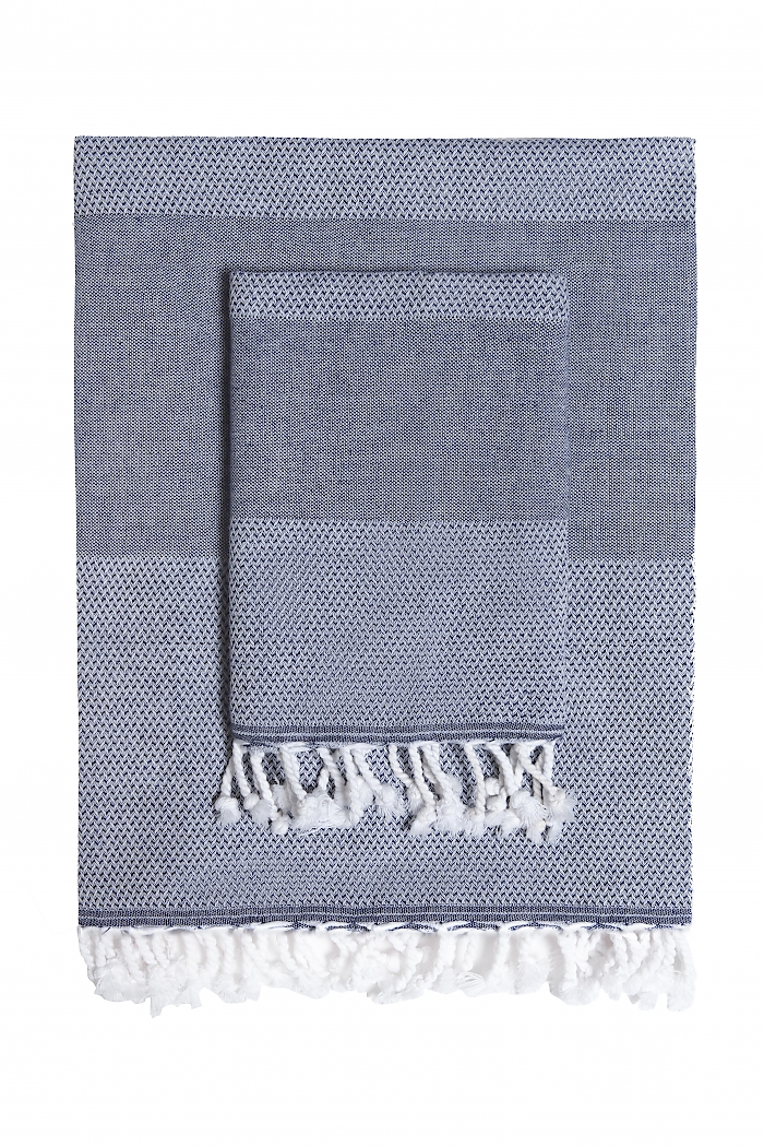 Langø - Beach towel - navy